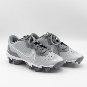 Nike Alpha Huarache 4 Keystone Boy's Rubber Baseball Cleats GRAY | GRAY SZ 1
